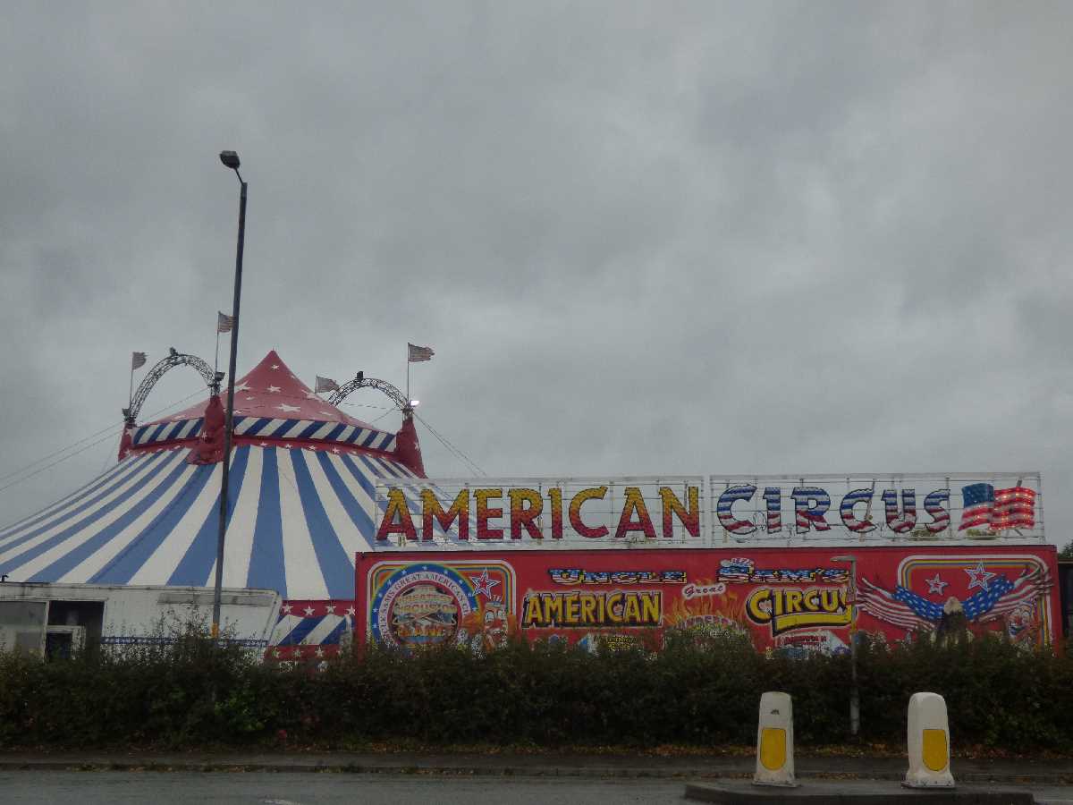 Uncle Sam's American Circus near the Maypole